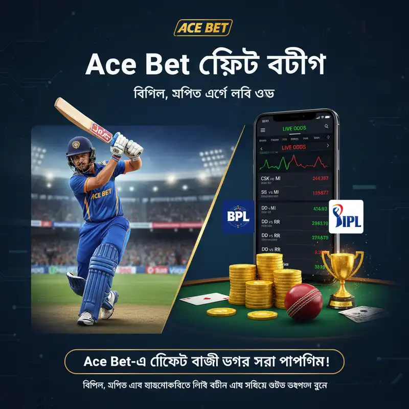 Ace Bet ক্রিকেট বেটিং - বিপিএল এবং আইপিএল লাইভ